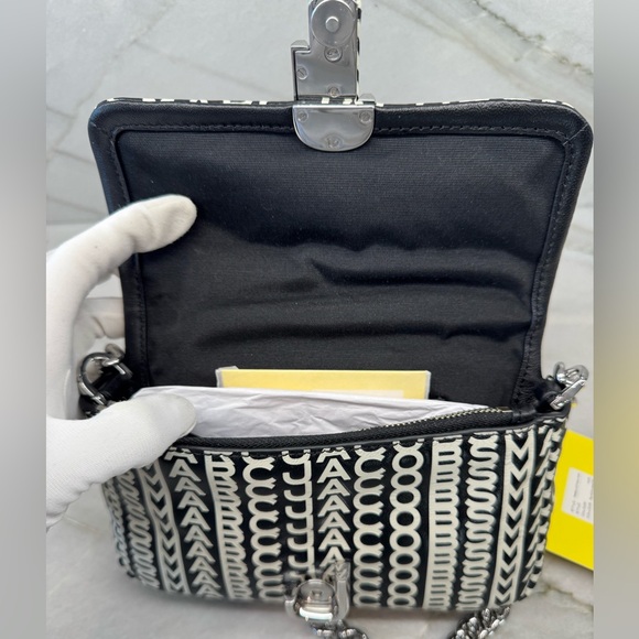 NWT Marc Jacobs Calfskin The Monogram J Marc Shoulder Crossbody Bag - Picture 7 of 8